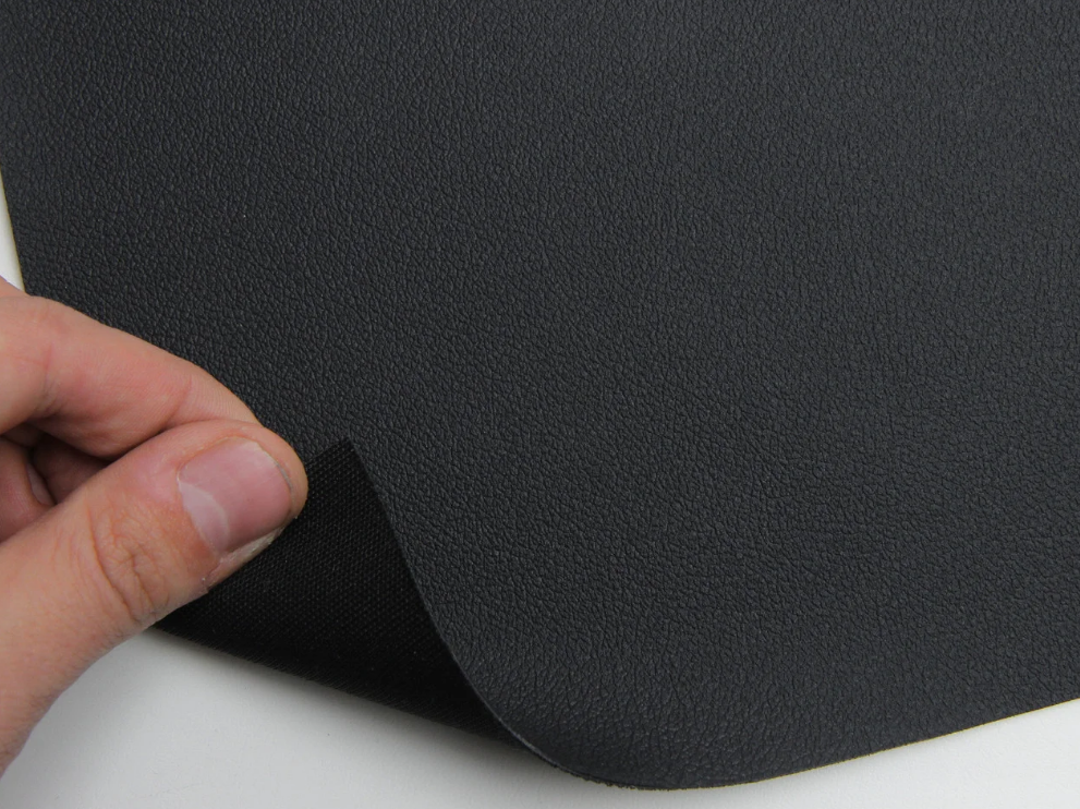 Біеластік тягучий чорний гладкий (bl-4) для перетяжки дверних карт, стійок, airbag і вставок, ширина 1.50м детальна фотка