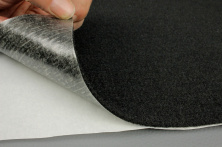 Антискрип М2 Чорний (50х70см), товщина 2.2 мм, матеріал прокладки анонс фото
