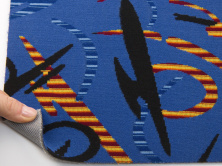Автовелюр кольоровий Neoplan 45.01.99.99. на поролоні і сітці (тягучий), Польща анонс фото