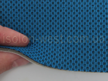 Автотканина кольорова, Smart original blu, для центральної частини автомобіля, на поролоні і сітці анонс фото