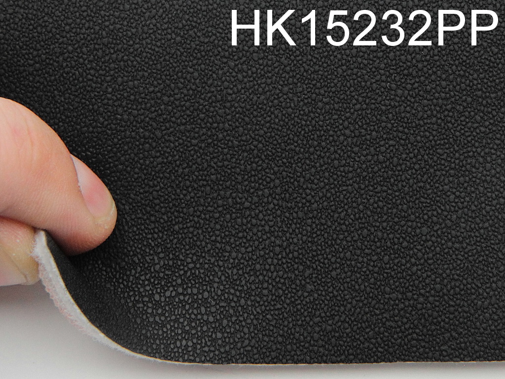 Авто кожзам черный на леске и сетке (Германия HK15232pp) детальная фотка