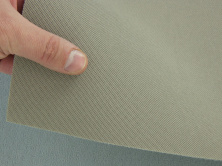 Автотканина стельова KL-53 оригінальна на поролоні з сіткою, колір темно-бежевий, товщина 3мм, ширина 167см анонс фото