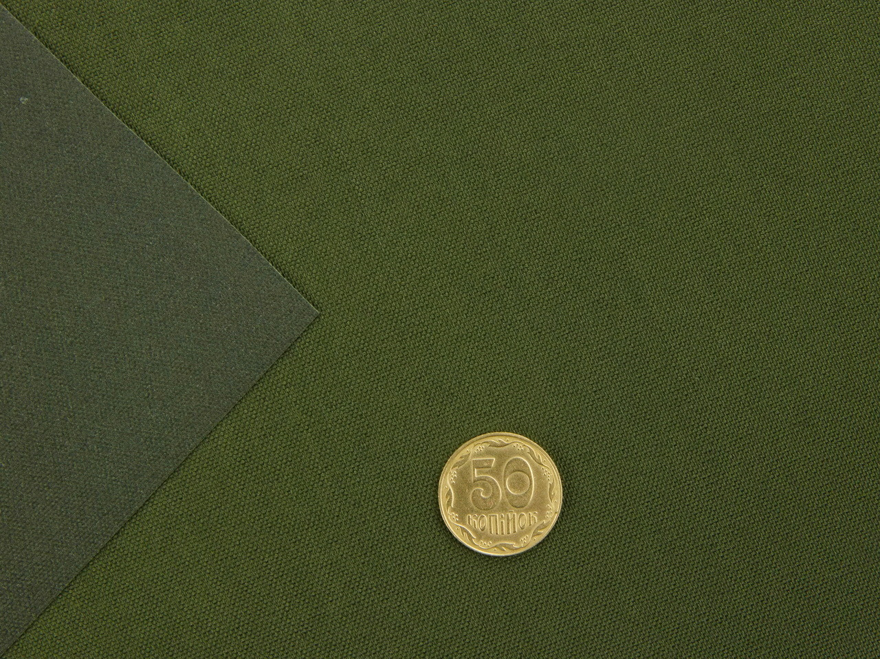 Тканина нейлонова Cordura Green 500D, 1 Quality, ширина 155см детальна фотка