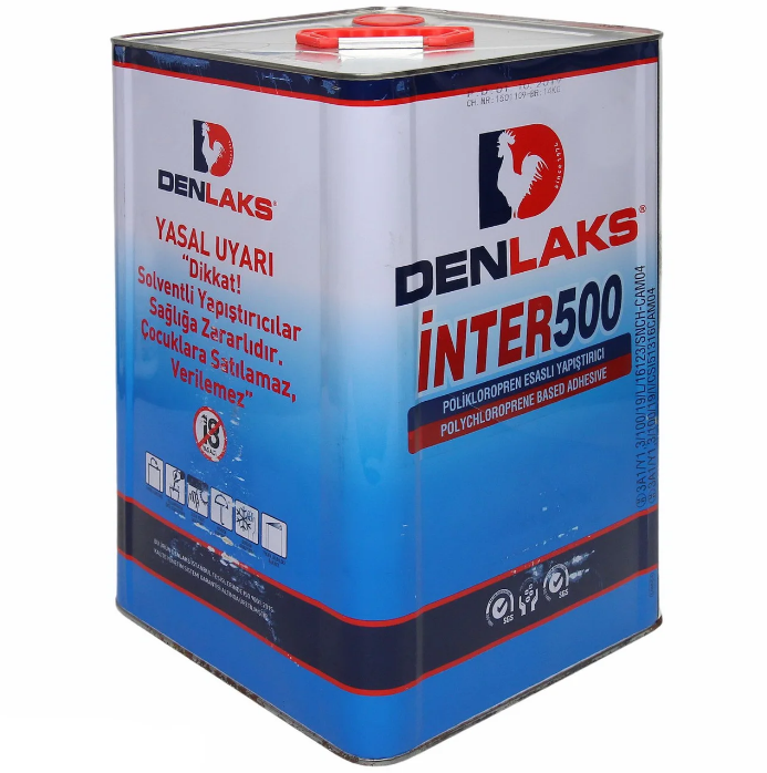 Клей Denlaks Inter 500 универсальный полихлоропреновый контактный клей на каучуковый основе (Турция) детальная фотка