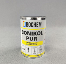 Клей поліуретановий Bonicol PUR (десмокол) для шкірозамінника, тканини, гуми 1л. (0.8кг) Польща анонс фото