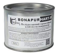 Полиуретановый термостойкий клей BONAPUR HART-P под пульвер, для кожзама, тканей, пвх, синтетической кожи, пвх, Польша анонс фото