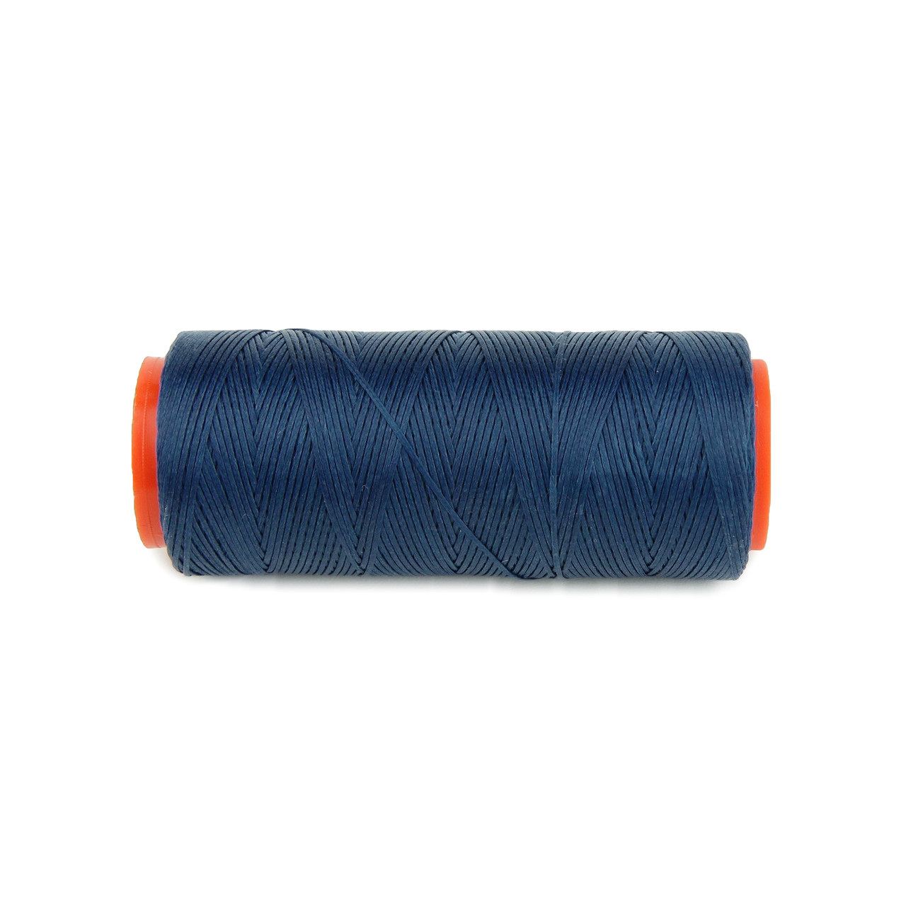 Нитка для перетяжки керма вощеная (синій колір 6681), товщина 0.8 мм, довжина 100м детальна фотка