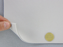 Автоткань потолочная 1021/1 оригинальная на поролоне, цвет светло-серый, толщина 3мм, ширина 156см анонс фото