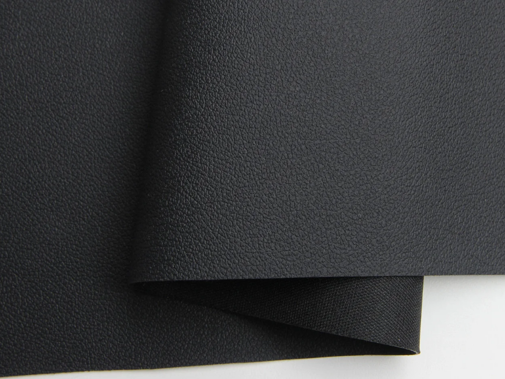 Біеластік тягучий чорний гладкий (bl-4) для перетяжки дверних карт, стійок, airbag і вставок, ширина 1.50м детальна фотка