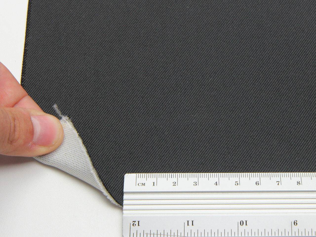 Автоткань для боковой части сидений TSB-21 (темно-серый графит), основа поролон 1мм с сеткой, ширина 180см детальная фотка