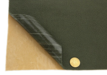 Карпет-самоклейка велюровый темная олива, для авто, толщина 3,5мм, плотность 260г/м2, лист анонс фото