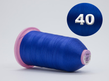 Нитка TURTLE 100% поліестер, товщина № 40, колір 35971 синій, довжина 3000м, Туреччина анонс фото