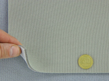 Автотканина стельова KL-56 оригінальна на поролоні з сіткою, колір сірий (теплий відтінок), товщина 3мм, ширина 167см анонс фото