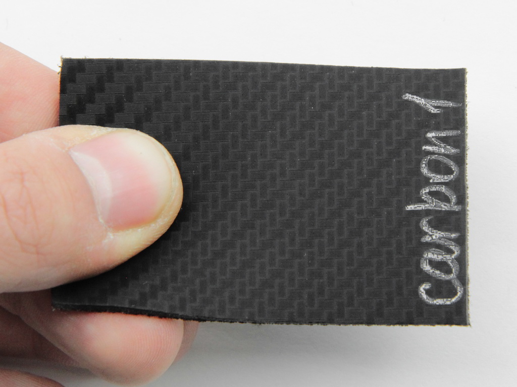Авто кожзам под carbon черный, на тканевой основе (Германия carbon-1) детальная фотка