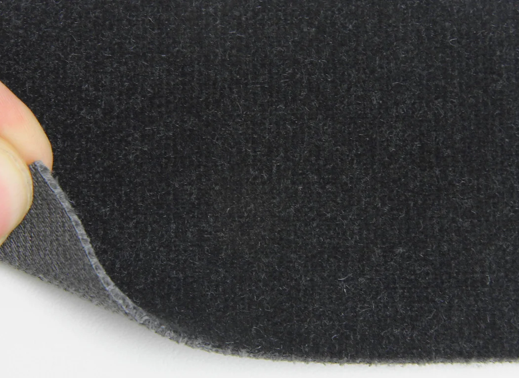 Велюровая ткань Neoplan N5-11 (черный) для сидений автобуса, ширина 1.40м детальная фотка