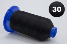 Нить швейная KIRAL №30, цвет NERO (черный), 2500м анонс фото