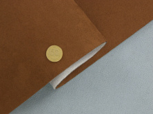 Алькантара Lycra p16015 темно-коричнева, на поролоні 3мм і сітці, ширина 150см (Туреччина) анонс фото