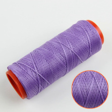 Нить для перетяжки руля вощеная (цвет светло-фиолетовый 8585), толщина 0,8 мм, длина 100 метров "Турция" анонс фото