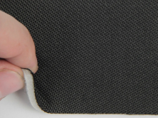 Тканина для сидінь автомобіля, чорна, на поролоні (для бічної частини), товщина 3 мм, Німеччина анонс фото