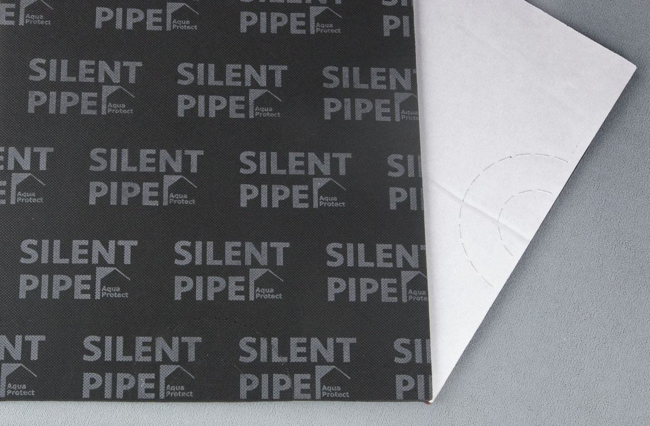 Звукоизоляция канализационных труб Silent Pipe детальная фотка