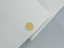 Автотканина оригінальна стельова 1560 на поролоні, колір світло-сірий, товщина 3мм, ширина 155см анонс фото