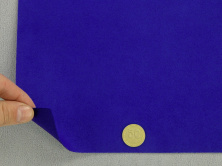 Алькантара Lycra 16013 синяя, без основания, ширина 150см (Турция) анонс фото