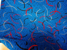 Автовелюр кольоровий Jack 30.01.10.78. на поролоні і сітці, синій (тягучий), Польща анонс фото