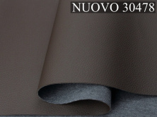 Автомобильный кожзам NUOVO 30478 кофейный, на тканевой основе (ширина 1,40м) Турция анонс фото