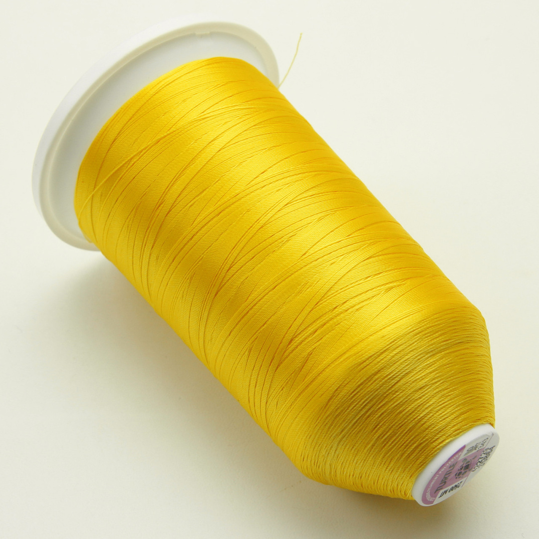 Нитка TURTLE (Туреччина) №30 35864 для оверлоку, колір жовтий, довжина 2500м. детальна фотка