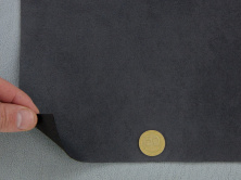 Алькантара Lycra 16017 темно-серая, без основания, ширина 150см (Турция) анонс фото