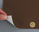 Біеластик тягучий коричневий матовий Elista-05 для перетяжки дверних карт, стійок, airbag та вставок, ширина 145 cм детальна фотка