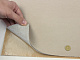 Автовелюр самоклейка бежевой (теплый оттенок) 16811 на поролоне, Турция (лист) детальная фотка
