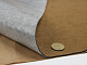 Автовелюр самоклейка колір бежево-коричневий Frota 8, на поролоні і сітці, лист детальна фотка