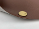 Морской кожвинил MARINE 8454 (орехово-коричневый) для катеров, яхт, обивка мебели, ширина 1,40м детальная фотка