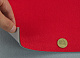 Автомобільна тканина Антара яскраво-червона, на поролоні та сітці, товщина 4мм, ширина 145см, Туреччина детальна фотка