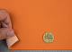 Автомобильный кожзам BENTLEY 1220 оранжевий, на тканевой основе, ширина 140см, Турция детальная фотка
