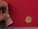 Автомобильный кожзам BENTLEY 1238 красный, на тканевой основе, ширина 140см, Турция детальная фотка