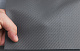 Автомобильный кожзам KARBON 610 графитовый, на тканевой основе, ширина 140см, Турция детальная фотка