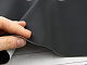 Автомобільний кожзам чорний, на тканинній основі, ширина 150см детальна фотка