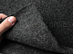Автоковролин тягучий (Польша), черно-серый (графит) ширина 1,7м., ковролин для авто детальная фотка