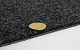 Автомобільний ковролін Tucson 50 PD сіро-чорний, прогумований, ширина 200см детальна фотка
