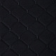 Велюр TRINITY стёганый черный «Ромб» (прошитый черной нитью) поролон, флизелин, ширина 1,35м детальная фотка