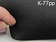 Авто кожзам черный на поролоне и сетке (Германия K-77pp) детальная фотка