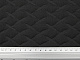 Автотканина "Ромб термо-стьобаний" на поролоні 4 мм і сітці, колір графіт, лист детальна фотка