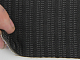 Тканина для сидінь автомобіля, колір темно-сірий, на поролоні і сітці (для центральної частини) товщина 4мм детальна фотка