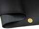 Термовинил черный Глянцевый для перетяжки руля, дверных карт, панелей на каучуковой основе (tk-3) детальная фотка