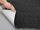 Карпет автомобильный Comfort графит (темно-серый) самоклейка (лист) толщина 2.5 мм, плотность 400 г/м2 детальная фотка