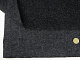 Авто ковролин тягучий, темно-серый (графит) ширина 1,70 метра, толщина 5 мм (Польша) детальная фотка