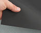 Биеластик тягучий графитовый матовый Elista-02 для перетяжки дверных карт, стоек, airbag и вставок, ширина 145 см детальная фотка