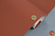Автомобильный кожзам 9165, цвет медный, на тканевой основе, ширина 140см, Турция детальная фотка